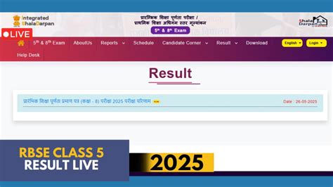 RBSE Result 2024 .
